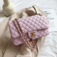Purple Fashion Casual Solid Patchwork Bags