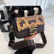 Earth Yellow Fashion Street Print Patchwork Bags