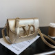 Gold Fashion Simplicity Solid Patchwork Bags