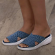 Blue Casual Street Hollowed Out Patchwork Opend Out Door Shoes