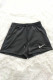 Black Fashion Casual Solid Embroidered Bottoms