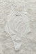 White Fashion Sexy Solid Embroidered U Neck Bodysuits