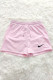 Pink Fashion Casual Solid Embroidered Bottoms