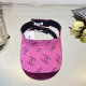 Rose Red Fashion Street Print Letter Hat