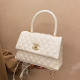 White Fashion Street Patchwork Chains Bags