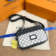 Black Gray Fashion Street Print Patchwork Bags