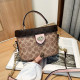 Pink Fashion Street Print Patchwork Bags