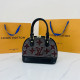 Black Fashion Street Letter Hot Drill Bags