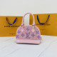Pink Fashion Street Letter Hot Drill Bags