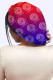 Red Purple Fashion Living Print Letter Hat