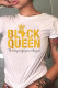 Gold Fashion Casual Letter Print Basic O Neck T-Shirts