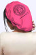 Rose Red Fashion Living Print Letter Hat