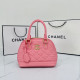 Pink Fashion Street Solid Letter Bags