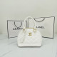 White Fashion Street Solid Letter Bags