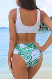Leopard Print Sexy Print Patchwork Swimwears