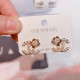 Gold Fashion Elegant Patchwork Pearl Earrings