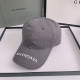 Grey Fashion Street Letter Embroidered Hat