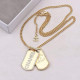 Gold Fashion Simplicity Letter Chains Necklaces