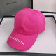 Rose Red Fashion Street Letter Embroidered Hat