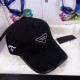 Black Fashion Street Letter Patchwork Hat
