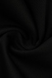 White Fashion Sexy Solid Patchwork See-through V Neck Long Sleeve Dresses