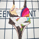 Brown Fashion Sexy Print Patchwork Swimwears