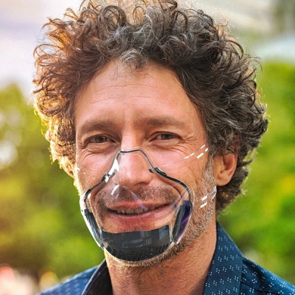 Black Fashion Casual Patchwork Mask