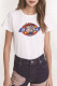 White Fashion Casual Print Letter O Neck T-Shirts