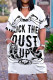 White Black Fashion Casual Print Patchwork V Neck Short Sleeve Dress