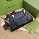 Black Gray Fashion Vintage Letter Patchwork Bags