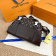 Brown Fashion Vintage Letter Patchwork Bags