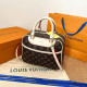 Brown Fashion Vintage Letter Patchwork Bags