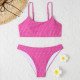 Rose Red Fashion Sexy Print Letter Swimwears