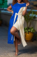 Blue Casual Solid Bandage O Neck Short Sleeve Two Pieces