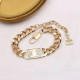 Gold Fashion Simplicity Letter Chains Bracelets