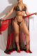 Red Sexy Leopard Hollowed Out Swimwears