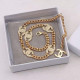 Gold Fashion Simplicity Letter Chains Necklaces