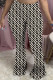 Cream White Fashion Simplicity Print Letter Speaker Bottoms