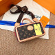 Brown Fashion Simplicity Print Letter Bags