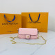 Pink Fashion Casual Solid Letter Bags