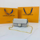 Light Gray Fashion Casual Solid Letter Bags