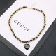 Black Fashion Simplicity Geometric Patchwork Necklaces