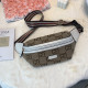 White Fashion Street Letter Patchwork Bags