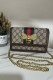 Brown Fashion Street Letter Patchwork Chains Bags