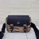 Leopard Print Fashion Casual Letter Patchwork Bags