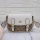 White Fashion Casual Letter Patchwork Bags