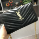 Black Fashion Casual Solid Chains Letter Bags