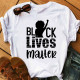 White Black Fashion Casual Print Basic O Neck T-Shirts
