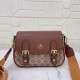Brownness Fashion Casual Letter Patchwork Bags
