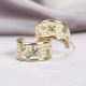 Gold Fashion Celebrities Geometric Pearl Earrings